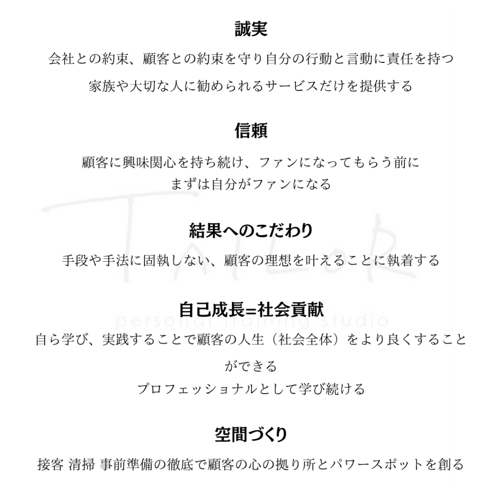 株式会社Wellness Tailor バリュー